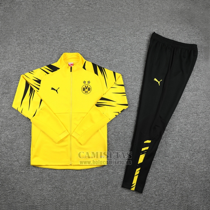 Chandal de Chaqueta del Borussia Dortmund 2020-2021 Amarillo
